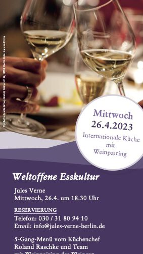 Weinmahleins Menü